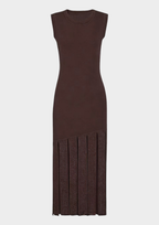 Crystal Knit Sleeveless Maxi Dress