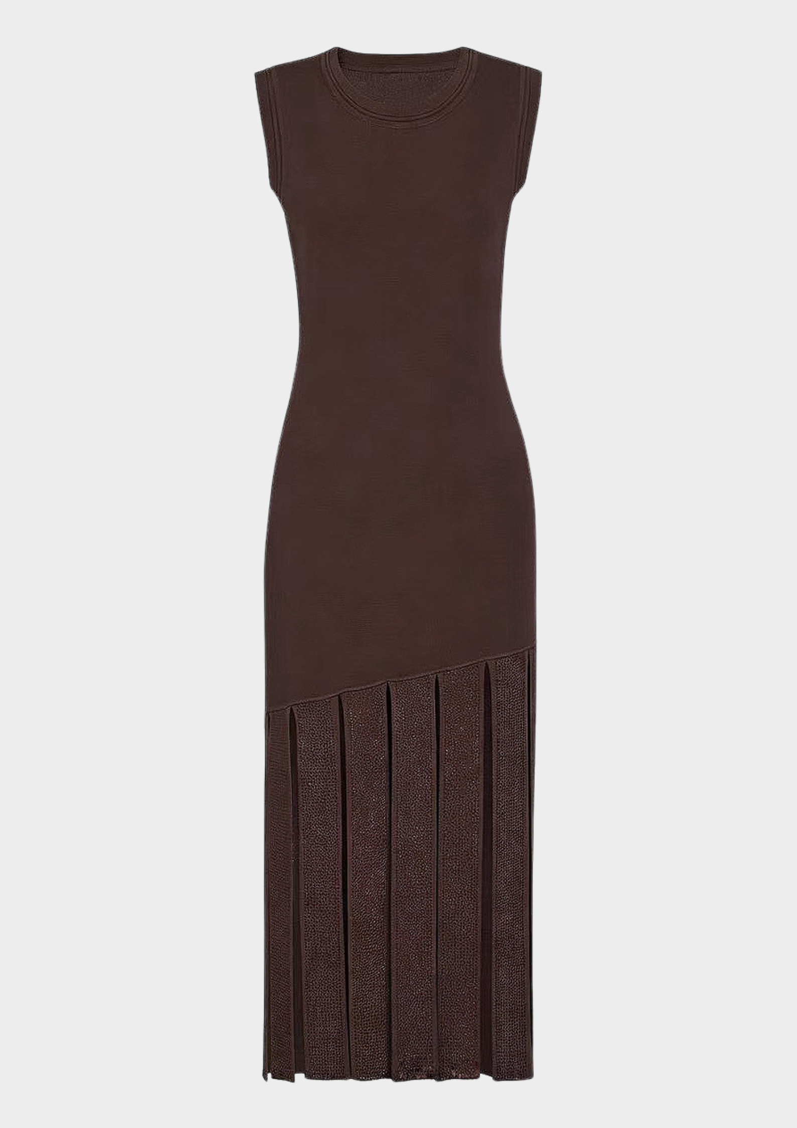 Crystal Knit Sleeveless Maxi Dress