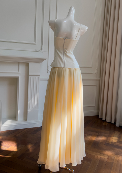 Buttercream Grace Corset Maxi Set