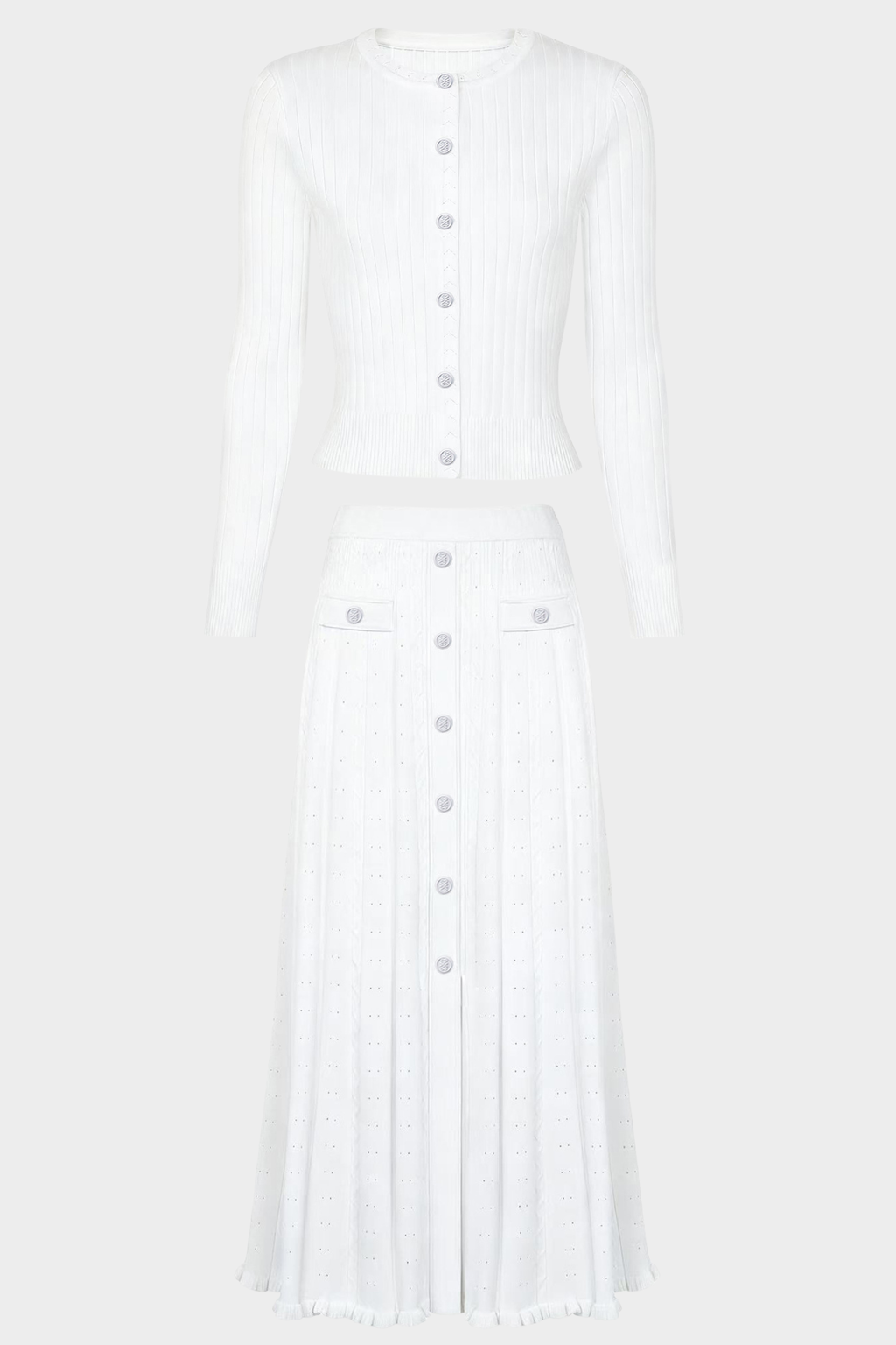 Signature Viscose Knit Round Neck Maxi Set