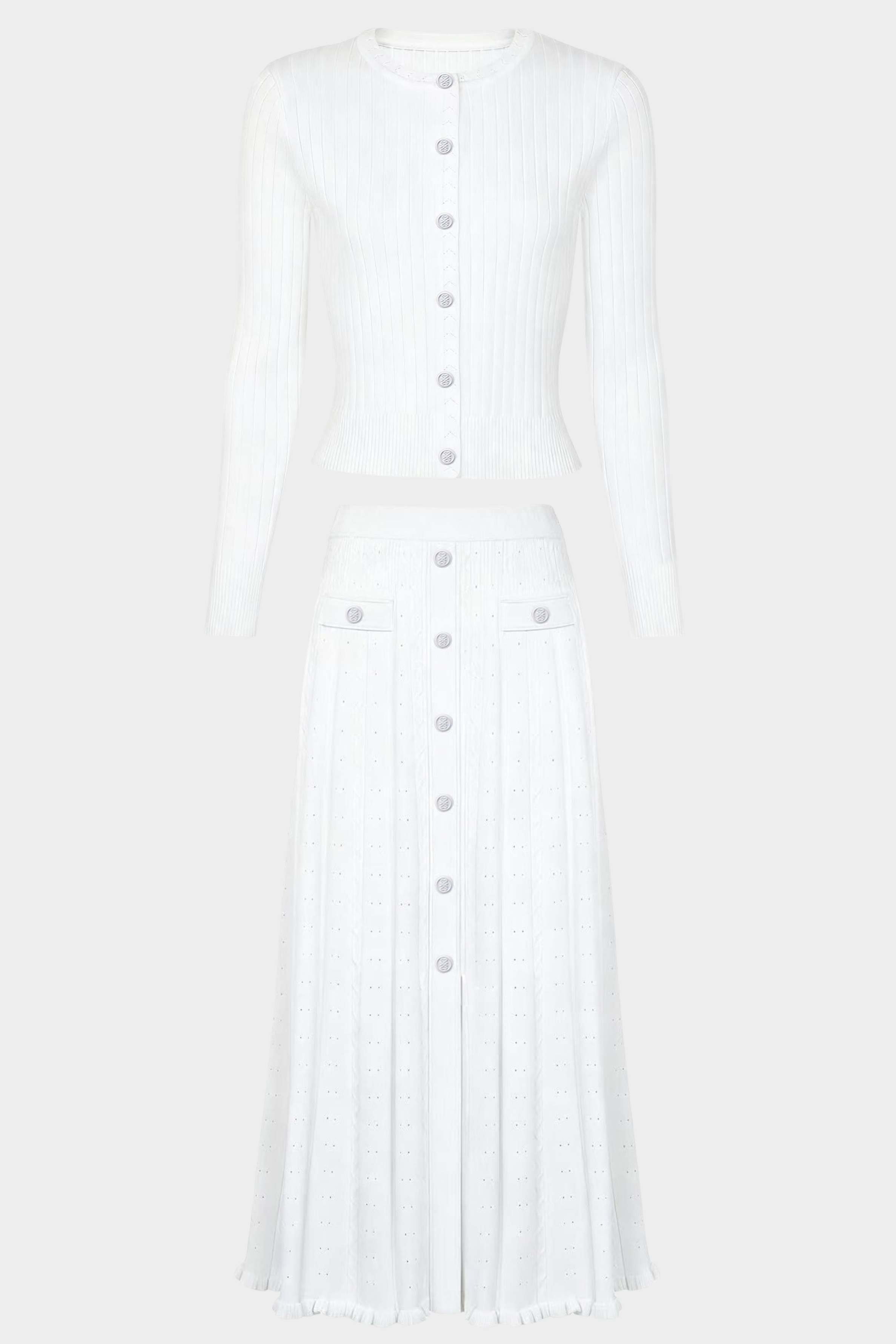 Signature Viscose Knit Round Neck Maxi Set