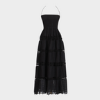 Hollow Breeze Backless Maxi Dress