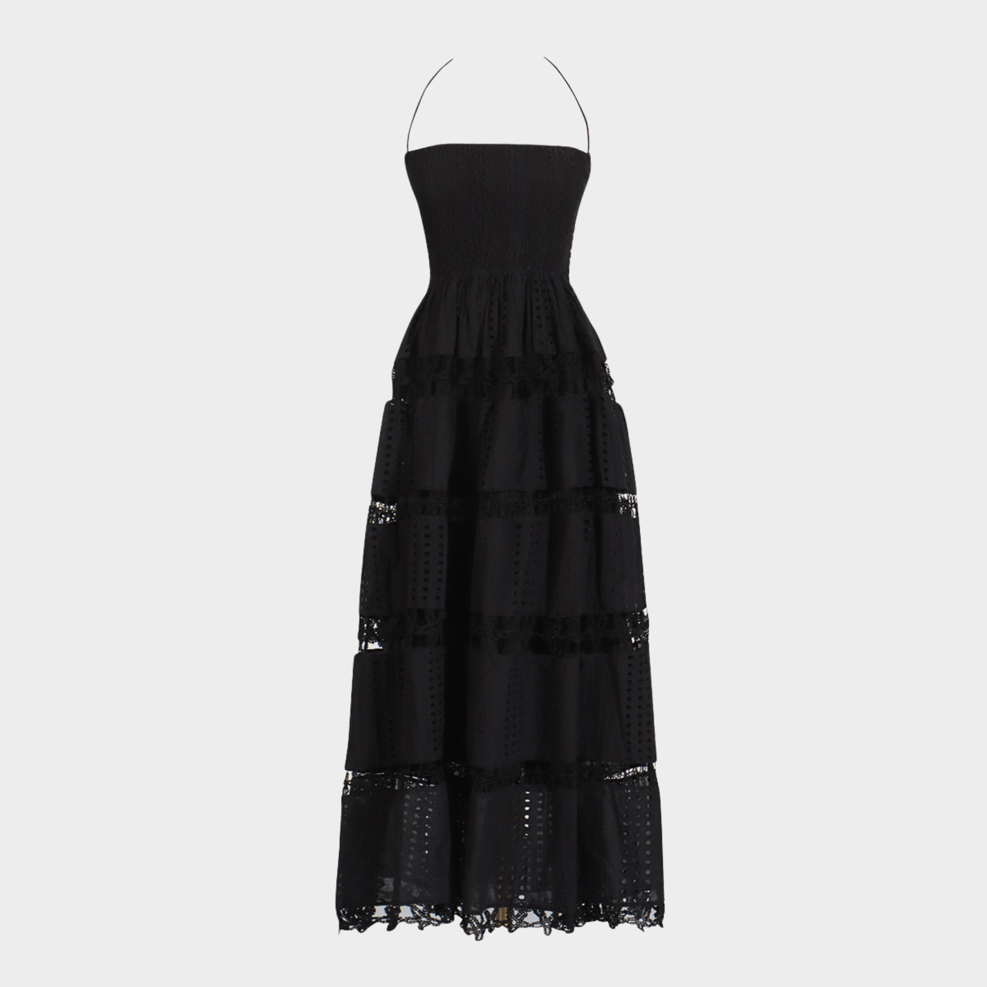 Hollow Breeze Backless Maxi Dress