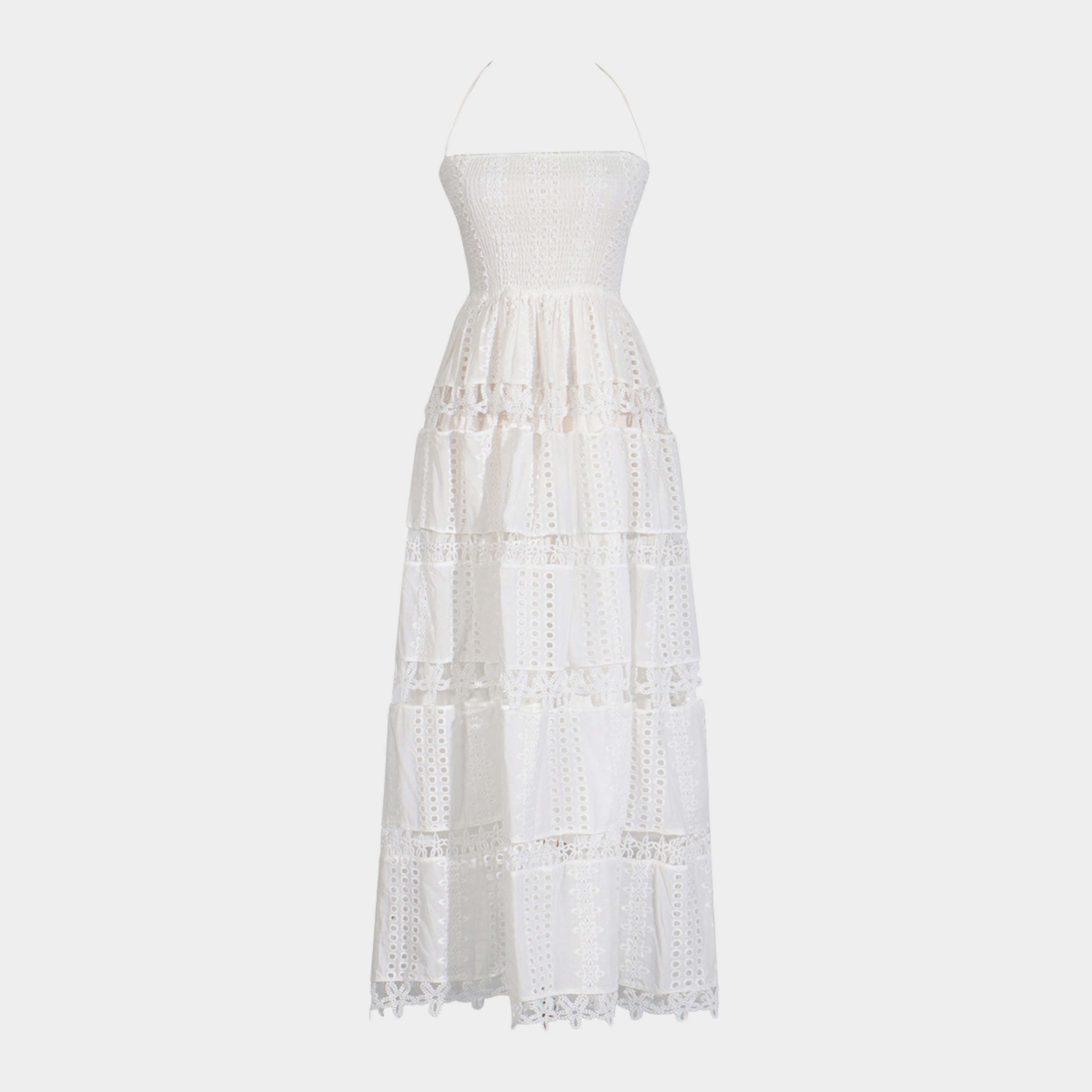 Hollow Breeze Backless Maxi Dress