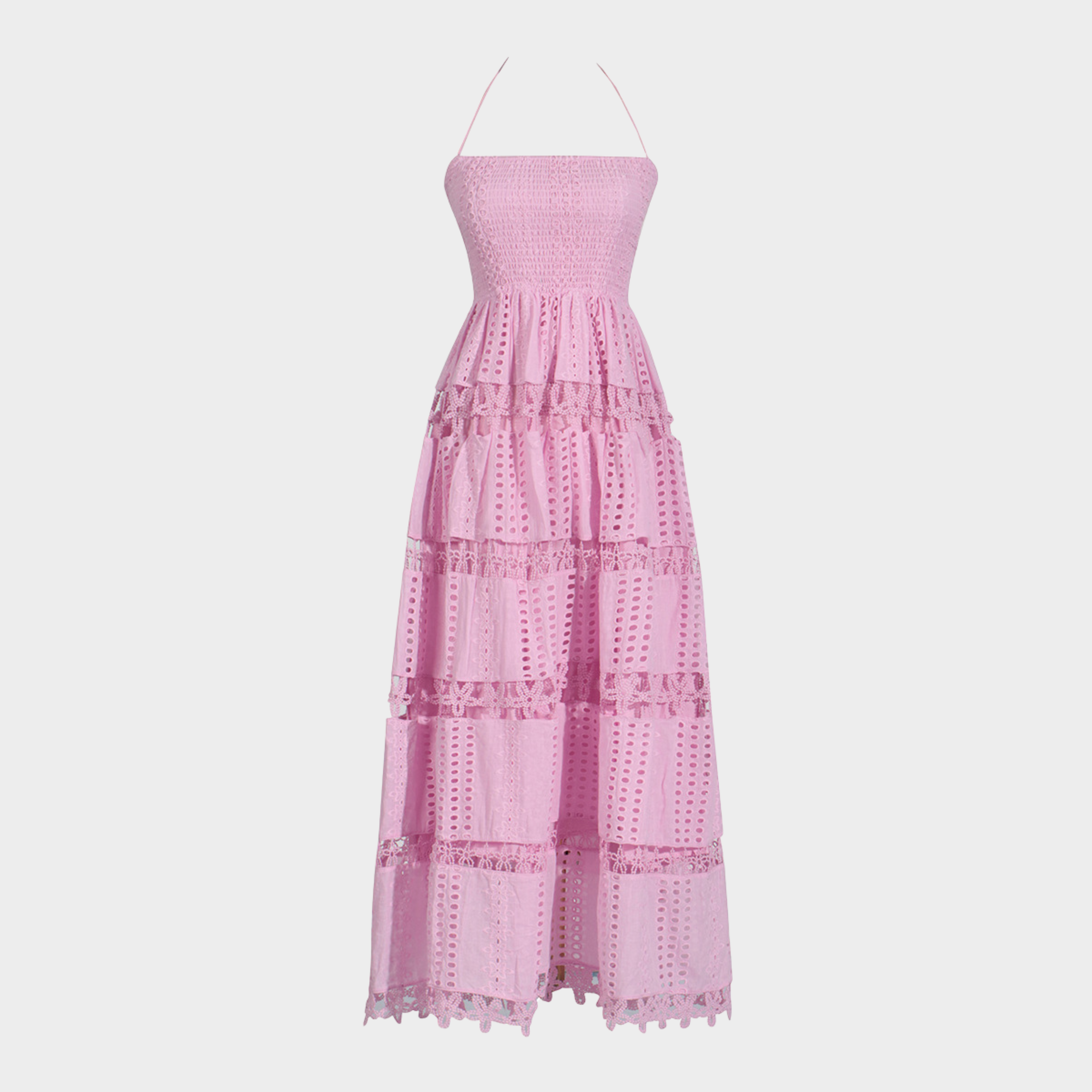Hollow Breeze Backless Maxi Dress
