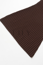 Cocoa Tipped Polo Knit Mini Dress