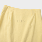 Melow Tailored Cotton Maxi Set - Yellow