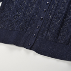 Midnight Shimmer Knit Two Piece Set