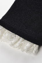 Velvet Pearl Luxe Waist Cardigan Top