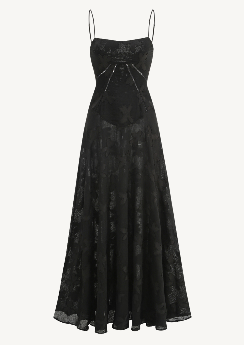 Bloom Floral Lace Back Maxi Dress
