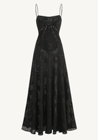 Bloom Floral Lace Back Maxi Dress
