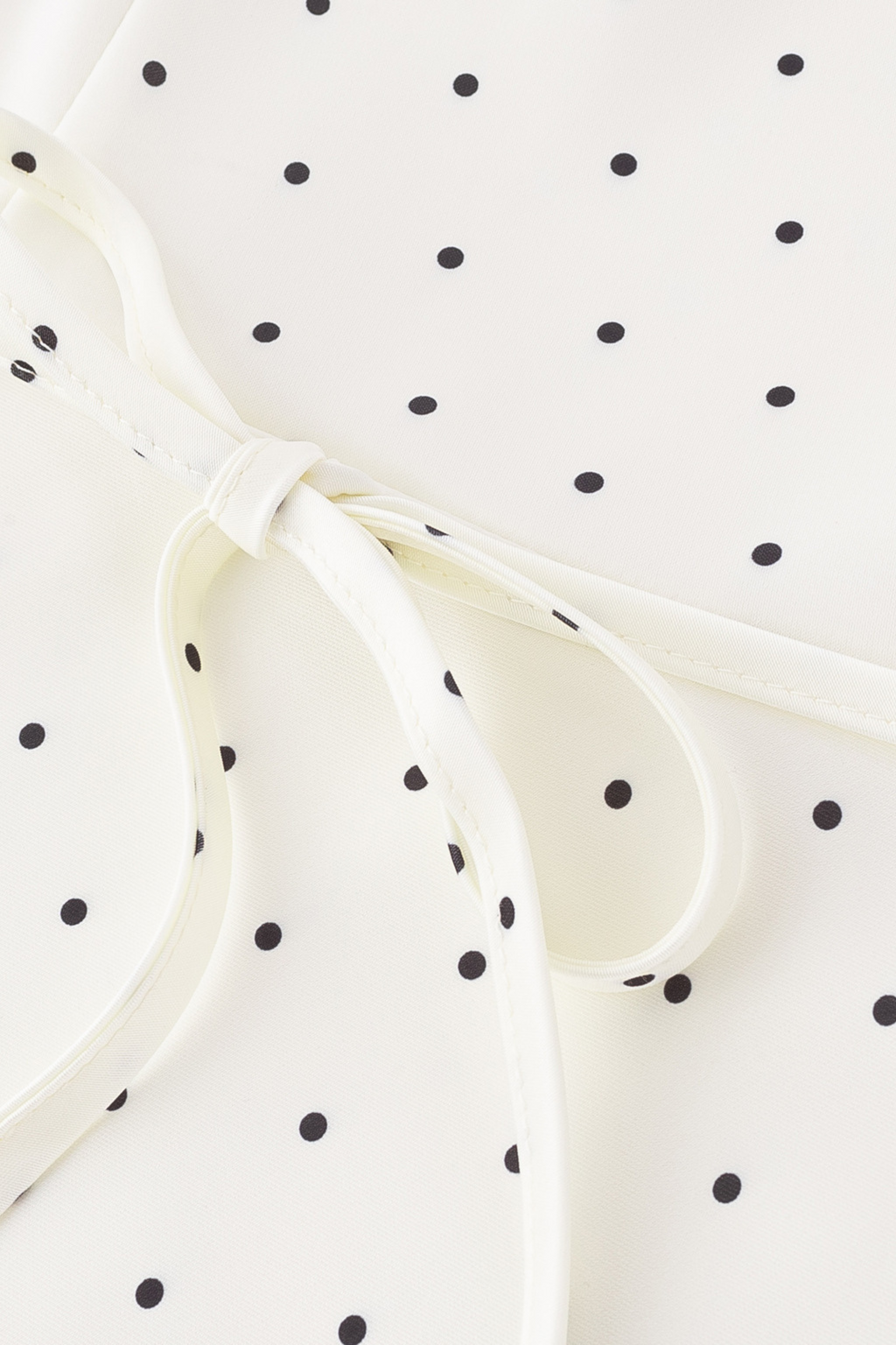 Lily-Retro Charm Polka Dot Satin V Neck Maxi Dress