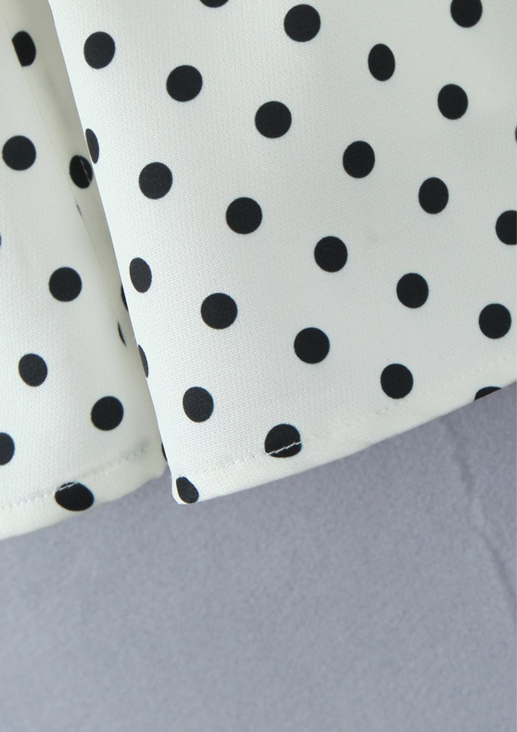 Velour Dot Halter Backless Mini Dress
