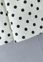 Velour Dot Halter Backless Mini Dress