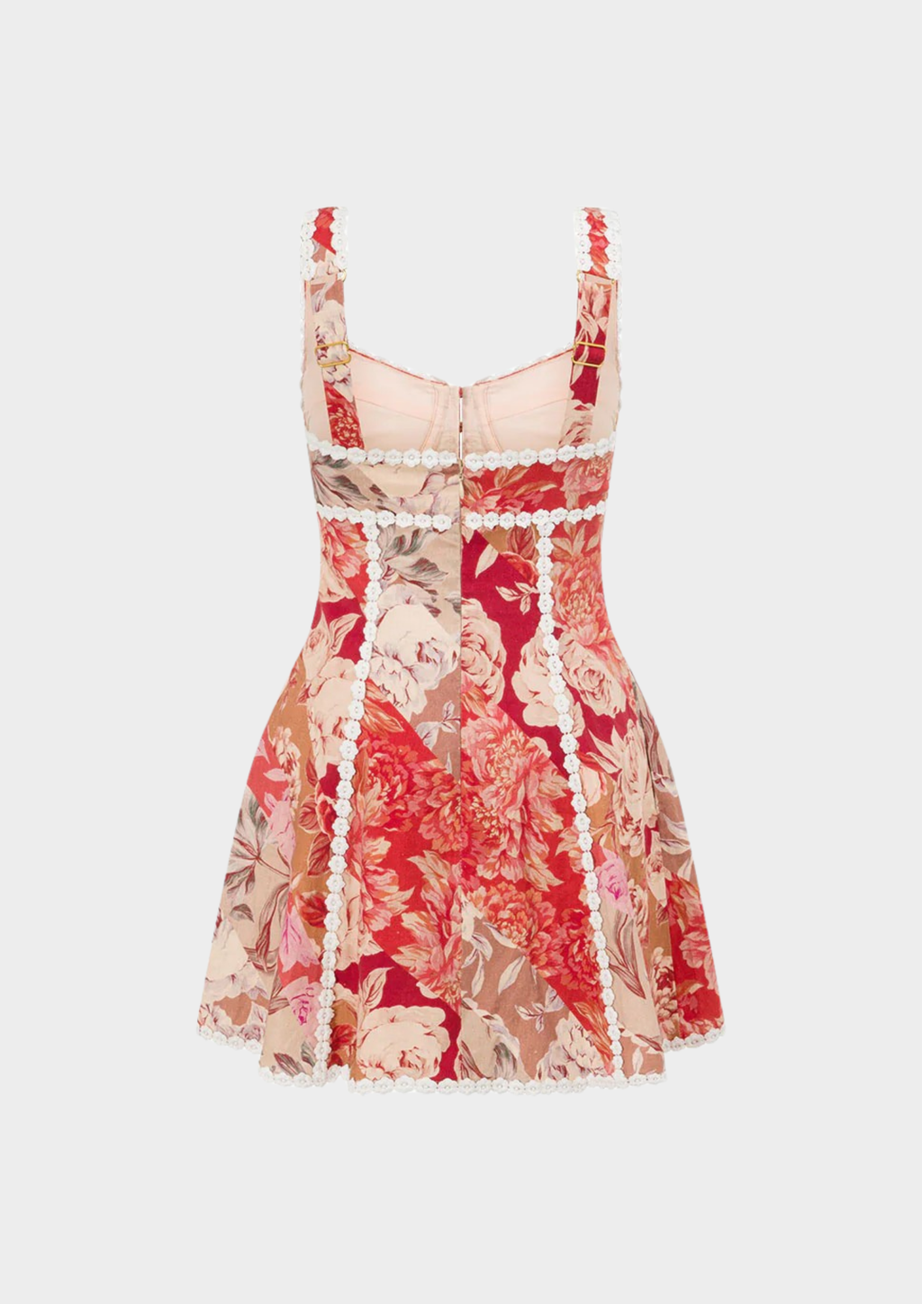 Rosé Lace  Mini Dress