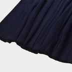 U Neck Elegant Ribbed Maxi Dress