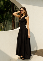 Solea Noir Ice Knit Maxi Dress