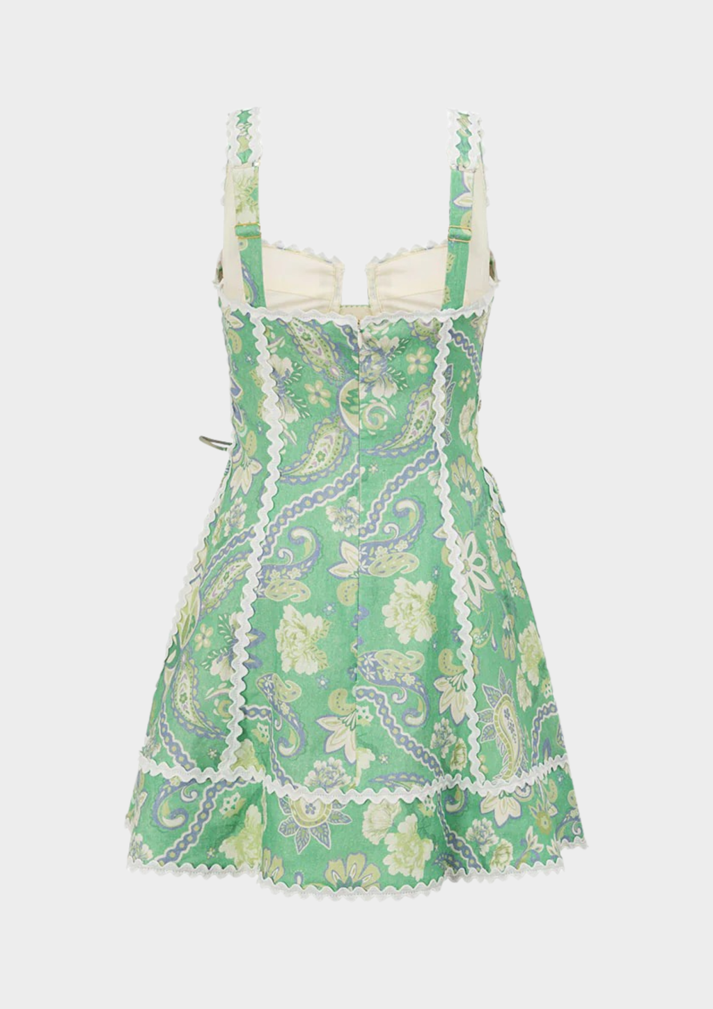 Verdé Muse Lace-Up Mini Dress