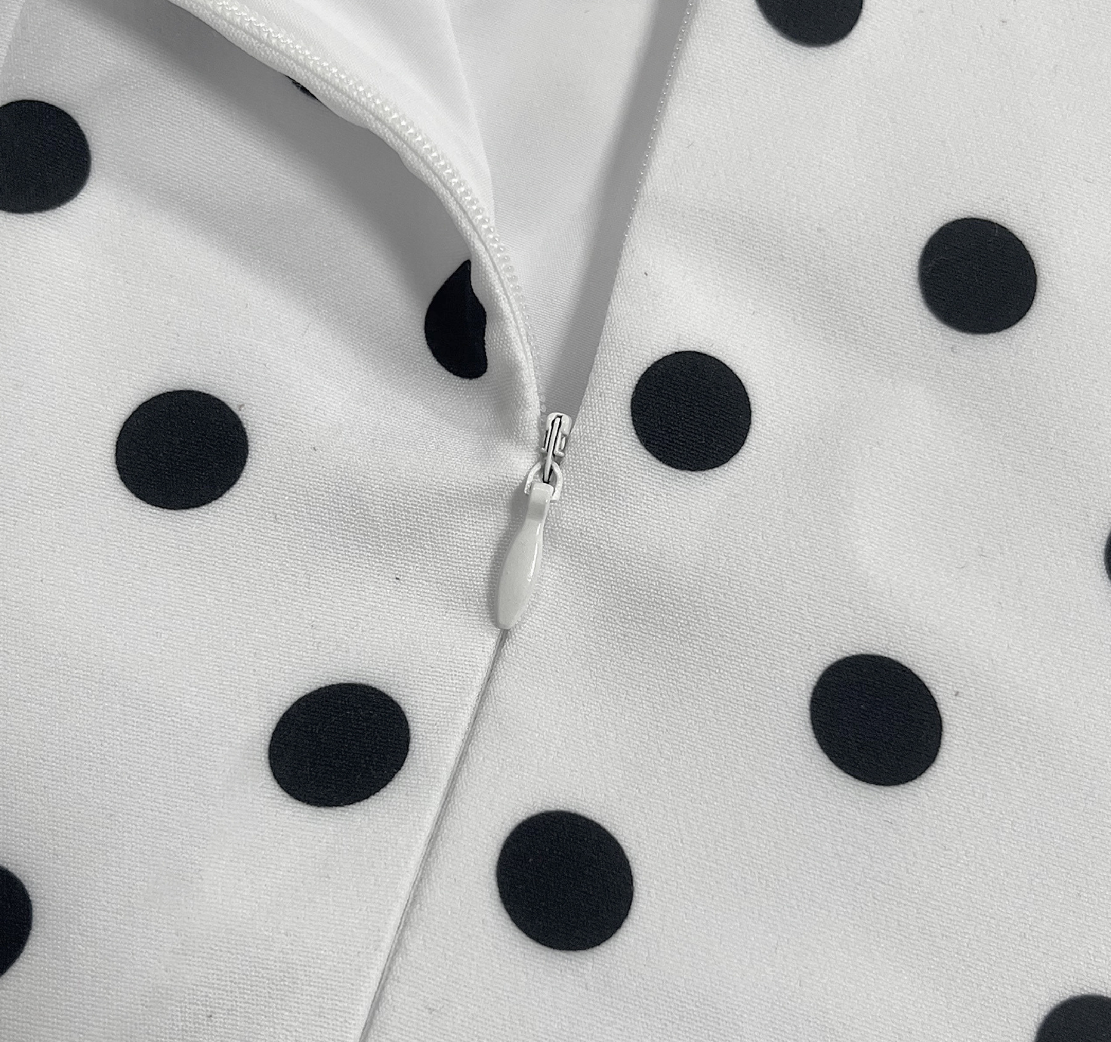 Monroe Polka Flared  Midi Dress