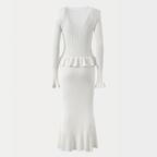 Noir  Charm Ruffle Dress