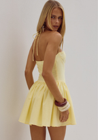 Lilia Halter Backless Mini Dress