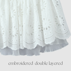 Embroidered Lace Halter Mini Dress