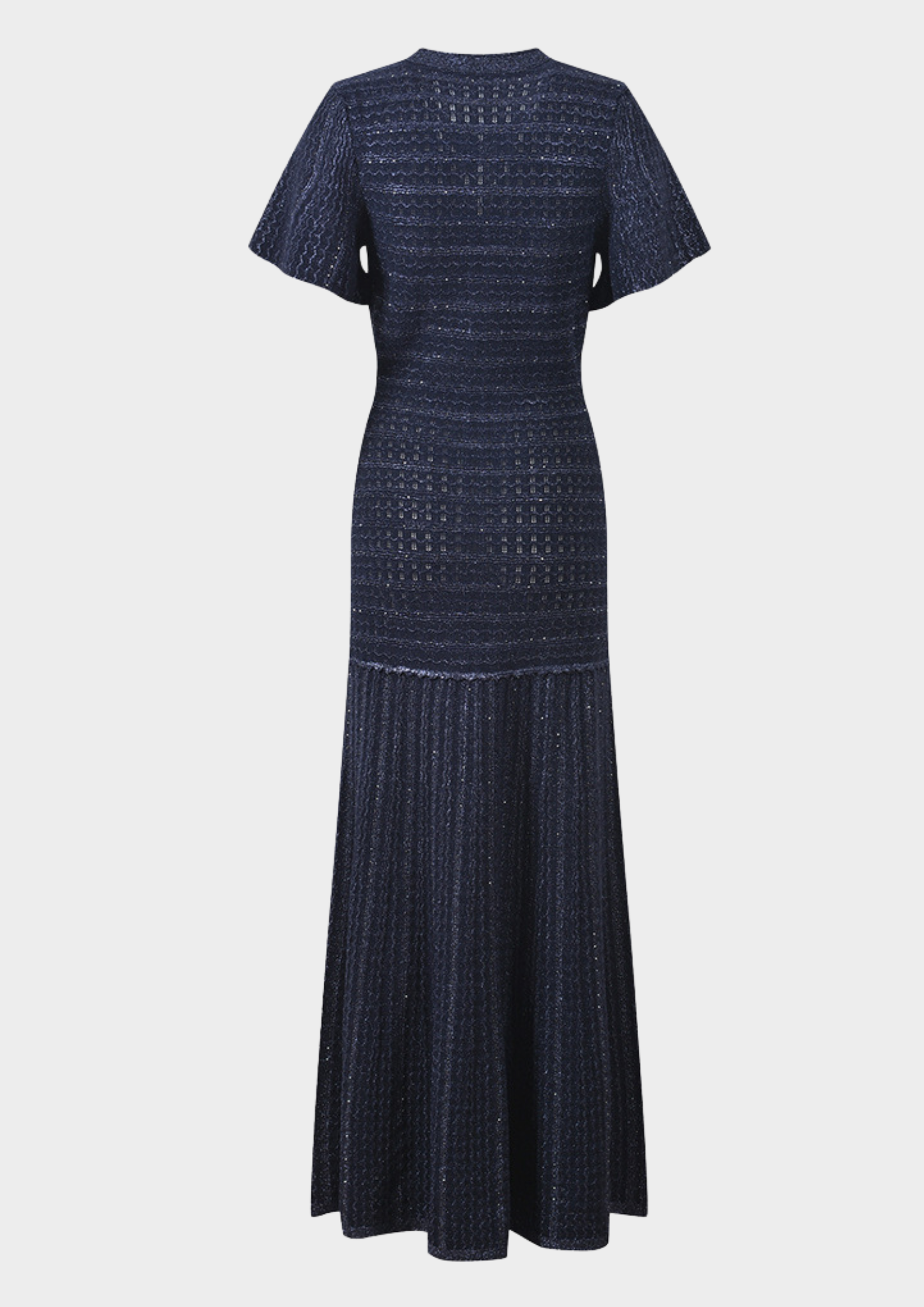 Beaded Elegance Buttoned Maxi Dress