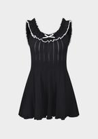 Belle Ruffle Knit Mini Dress