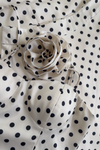 La Rosa Polka Luxe Satin Maxi Set