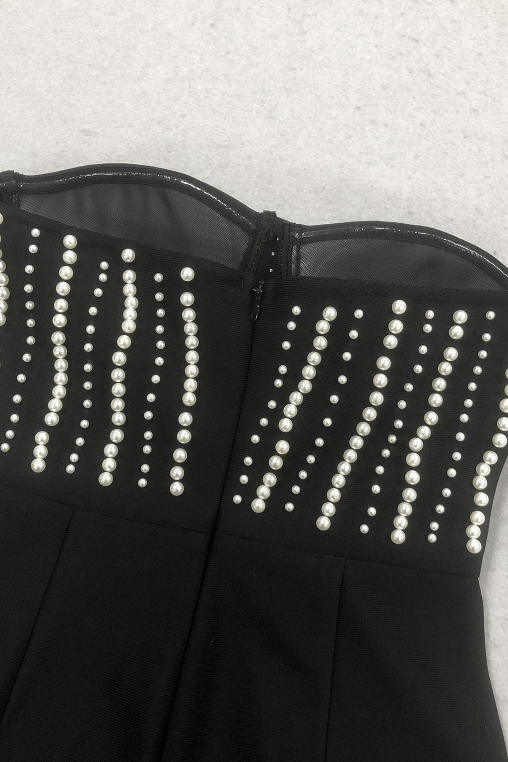 Milana Pearl Bustier Strapless Jumpsuit