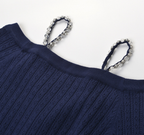 Belle Knit Sparkle Sleeve Mini Dress
