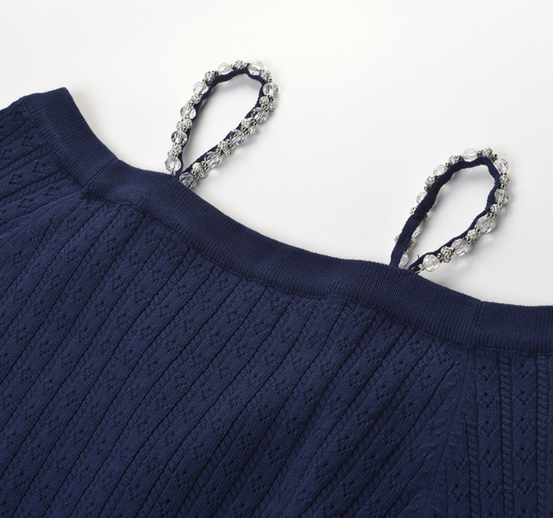 Belle Knit Sparkle Sleeve Mini Dress