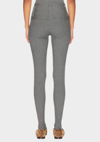 Eliana Wool Ribbed Knit Bodysuit & Legging Adjustable Belt  Set