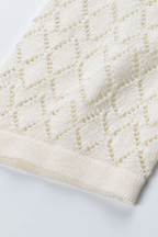 Ivory Luxe Weave Crochet Maxi Dress