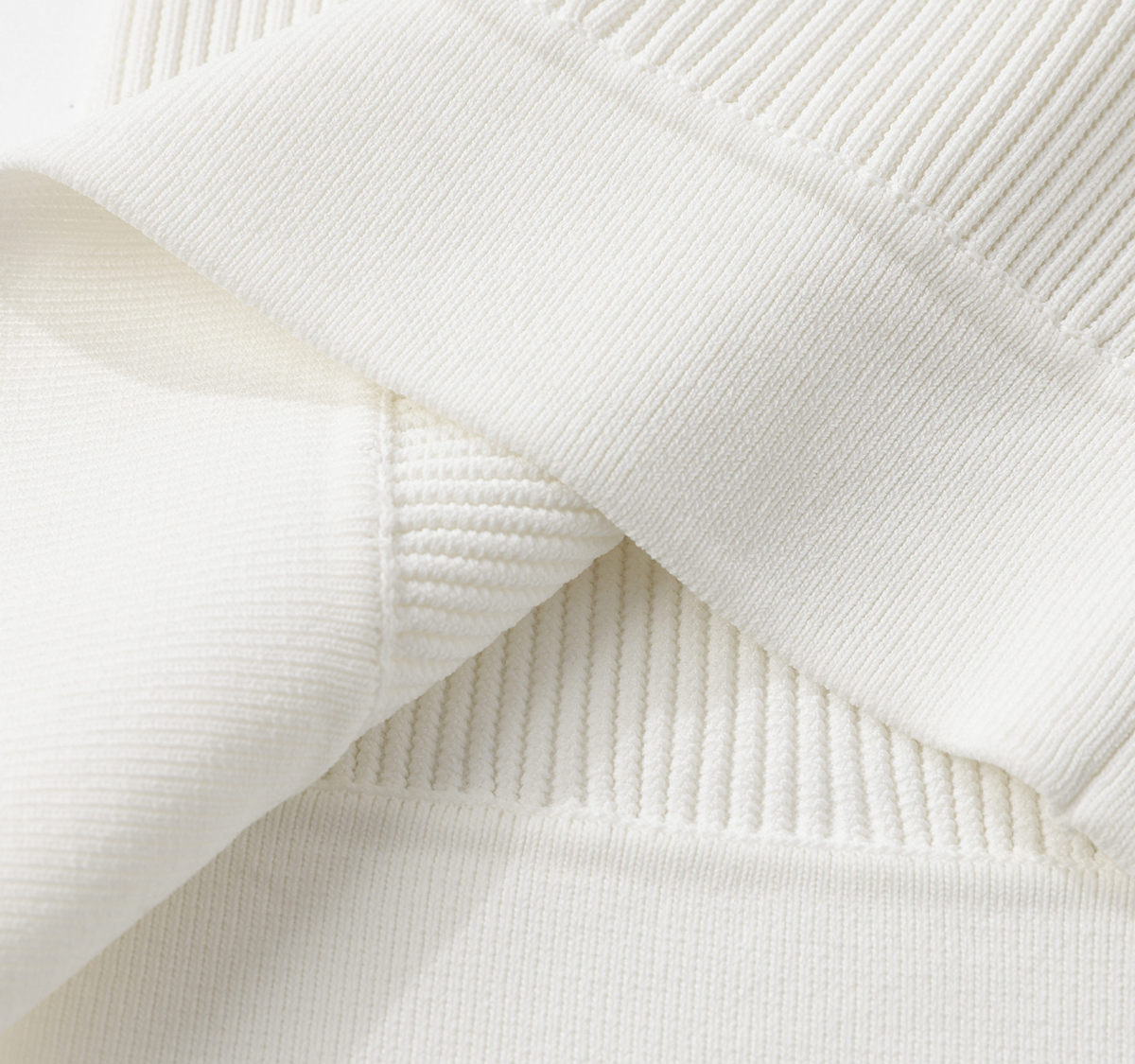 Ivory Ribbed Halter Knit Top