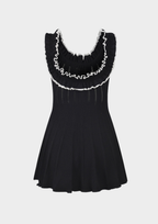 Belle Ruffle Knit Mini Dress