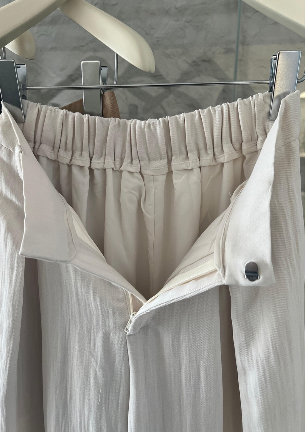 Sole Draped High Waist Vest Set