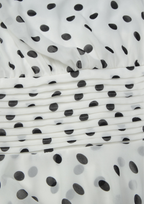 Monaco Muse Polka Halter Backless Mini Dress