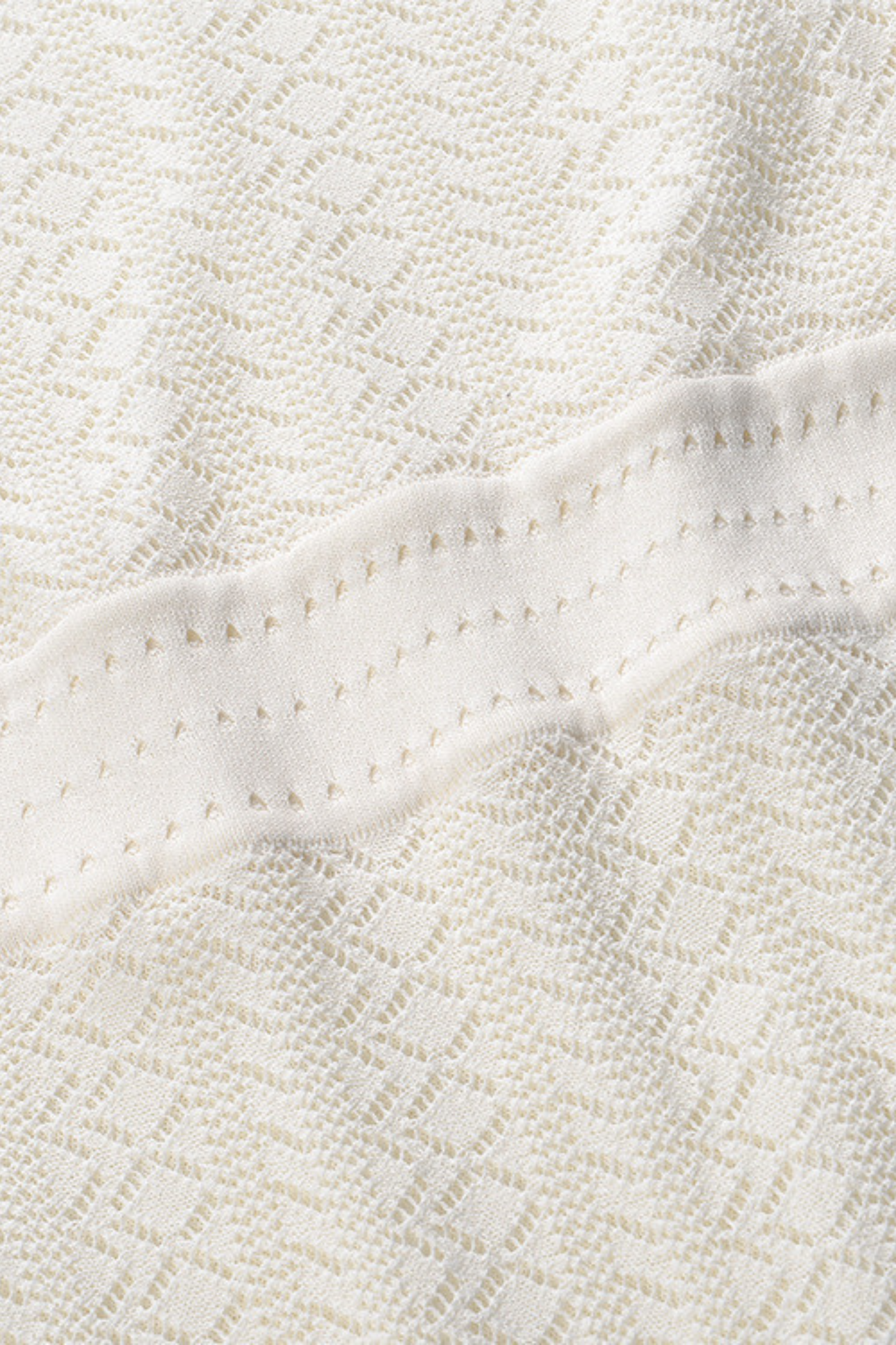 Ivory Luxe Weave Crochet Maxi Dress