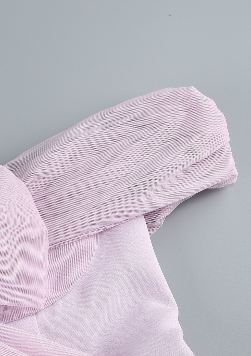 Lavender Étoile Off Shoulder Bow Mini Dress