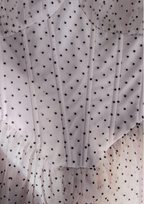 Petal Dusk Polka Mesh Maxi Dress