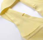 Lemon Halter Ice Knit Top
