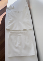 Ivory Bow Embellished Mini Set