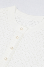 Lily – Silk Knit Pearl Button Suspender Maxi Dress