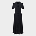 Classic Noir Maxi Dress