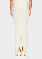Éliana Wool Knit Polo Bodysuit & Skirt Set