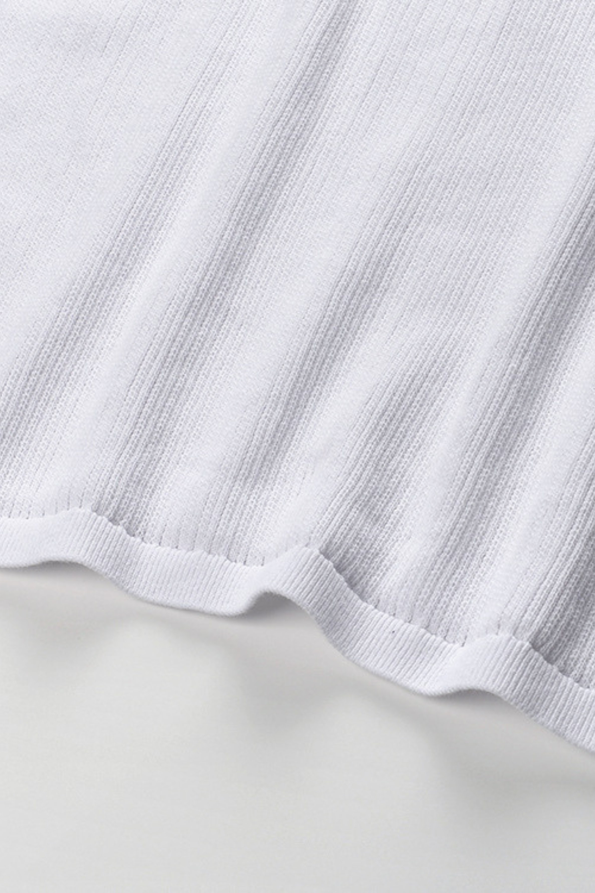 Contrast Lace Trim Viscose  Knit Polo Top
