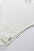 Soft Viscose Knit Long Sleeve Bodysuit Top