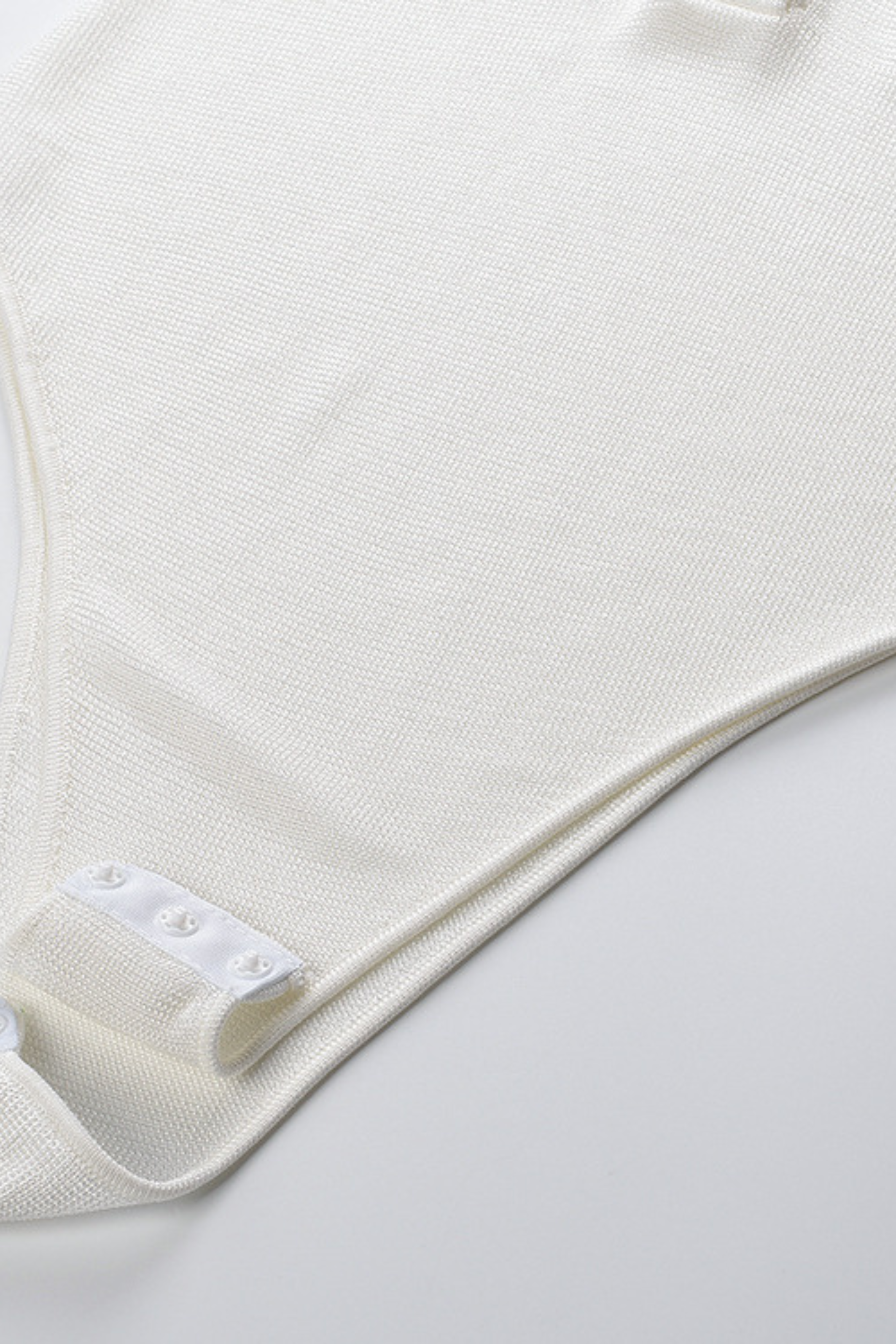 Soft Viscose Knit Long Sleeve Bodysuit Top
