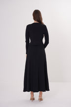 Signature Viscose Knit Round Neck Maxi Set